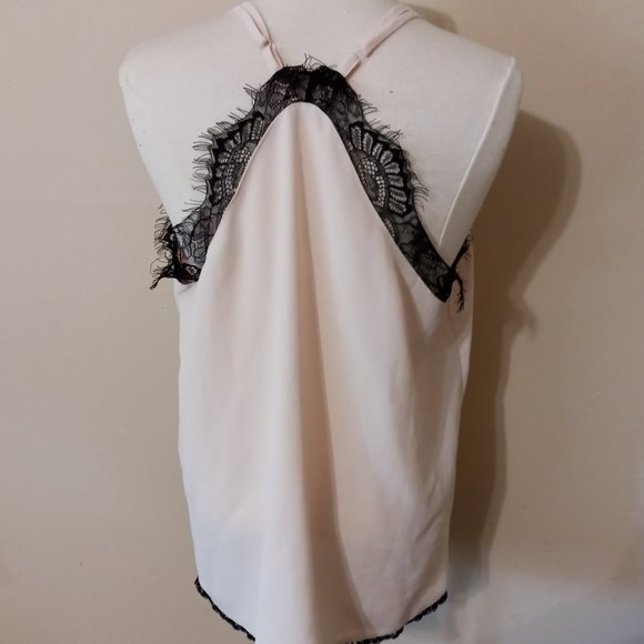 Pale Pink/Black Tank Top - Picture 7 of 7